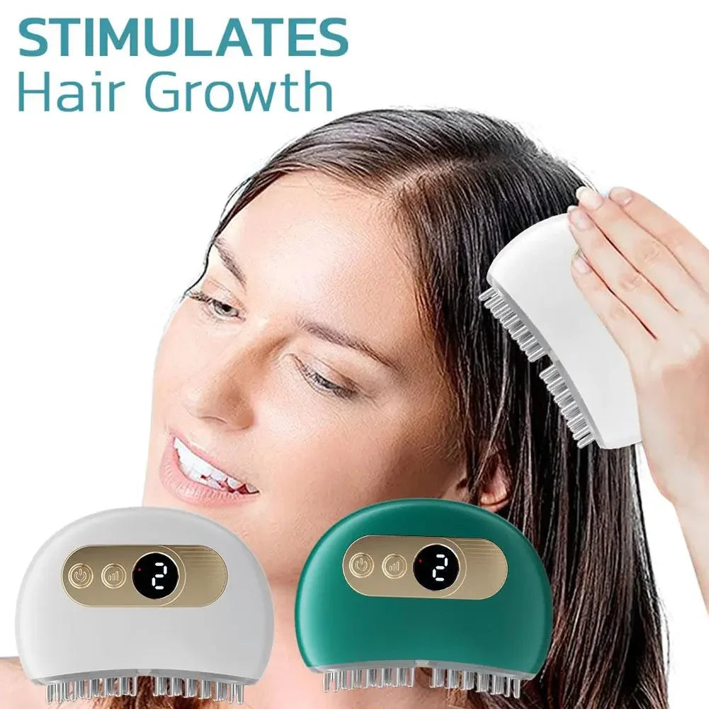 Electric Scalp Acupoint Massage Brush