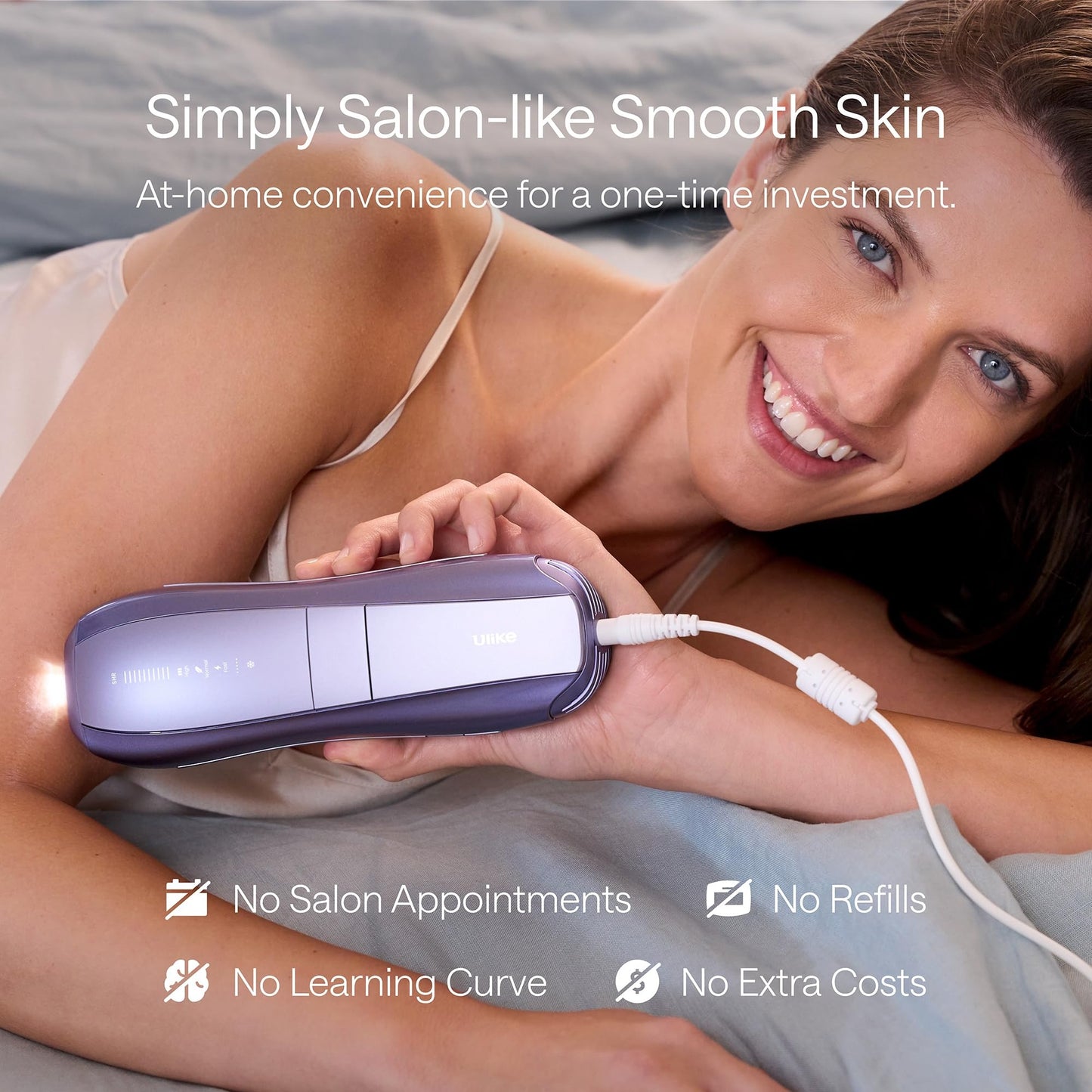 Air 10 IPL Hair Removal Device with Ice Cooling Technology – Permanent, Painless At-Home Treatments for Women and Men