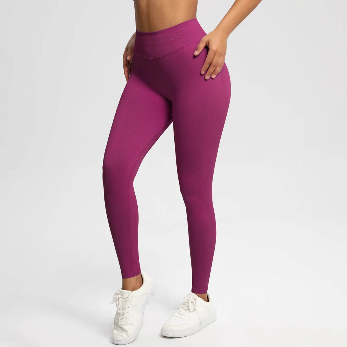 Seamless High-Waist Yoga Leggings