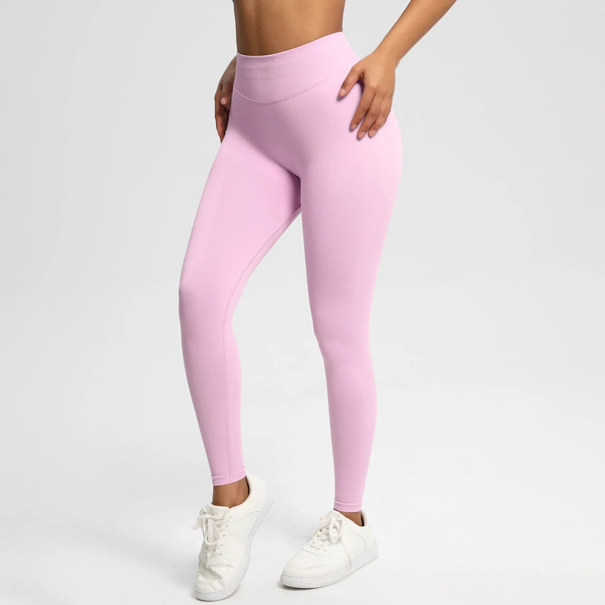 Seamless High-Waist Yoga Leggings