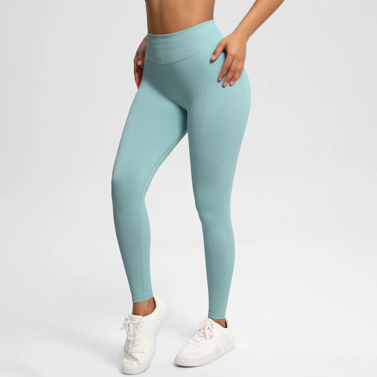 Seamless High-Waist Yoga Leggings