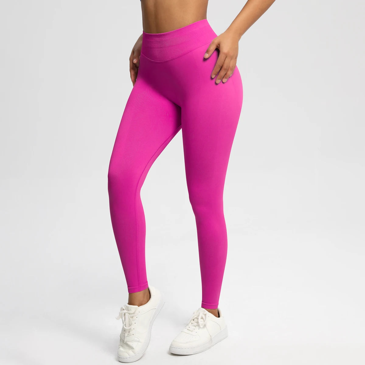 Seamless High-Waist Yoga Leggings