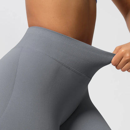 Seamless High-Waist Yoga Leggings