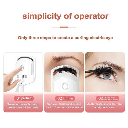USB Rechargeable Electric Eyelash Curler
